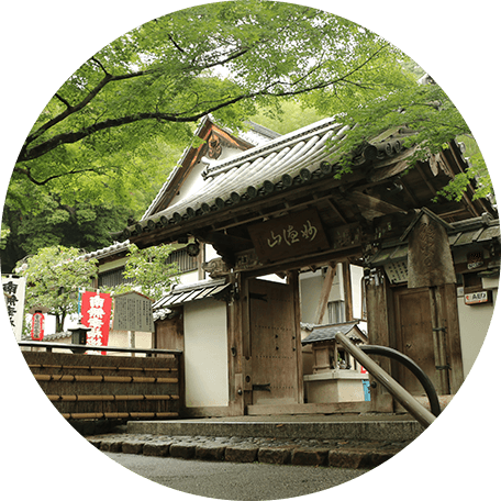 京都レンタル着物じゅぱん 鈴虫寺写真